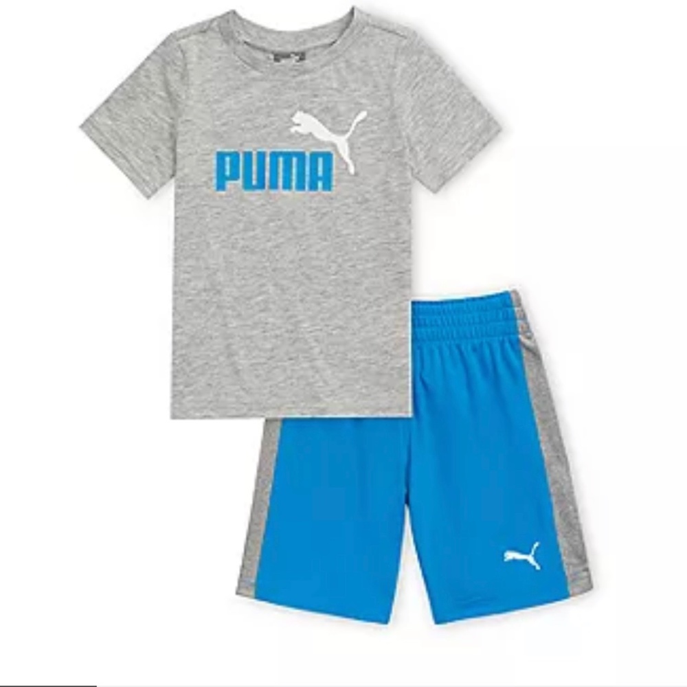 PUMA Little Boys 2-pc. Short Set